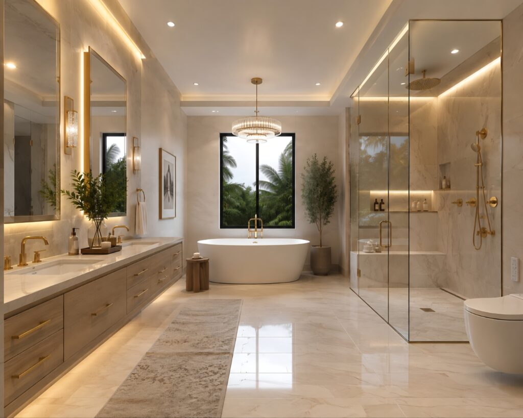 luxury bathroom